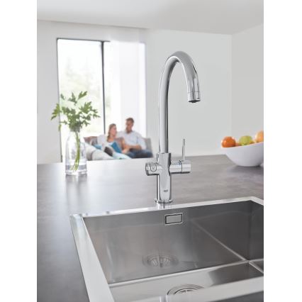 GROHE 31455001 - Drezová batéria BLUE HOME lesklý chróm