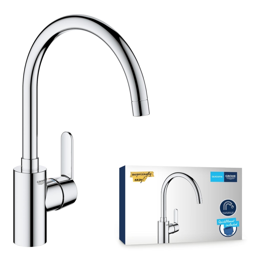 GROHE 31494001 - Drezová batéria GET, lesklý chróm