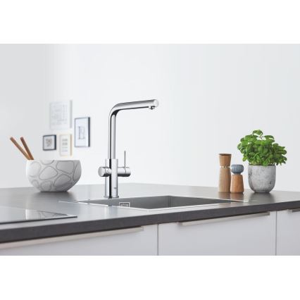 GROHE 31539000 - Drezová batéria BLUE HOME L-výpusť lesklý chróm
