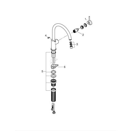 GROHE 31553001 - Drezová batéria START CLASSIC, lesklý chróm