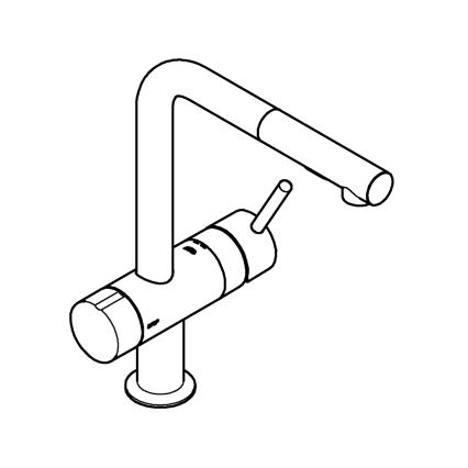GROHE 31558GN0 - Drezová batéria A zlatá