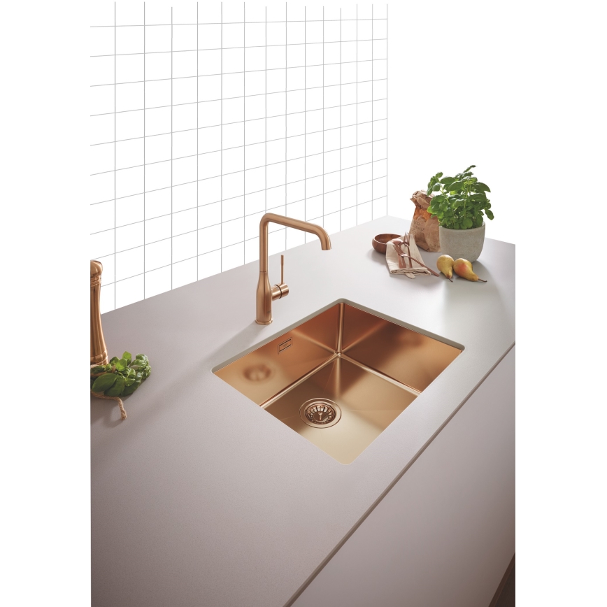 GROHE 31574DL1 - Kuchynský drez K700U 550 x 450 mm medený
