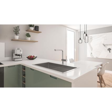 GROHE 31580SD1 - Kuchynský drez K700 864 × 464 mm nerezová oceľ