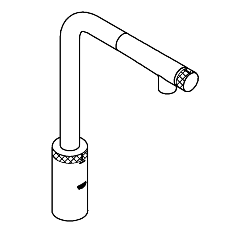 GROHE 31613000 - Drezová batéria A SmartControl 314 mm, lesklý chróm