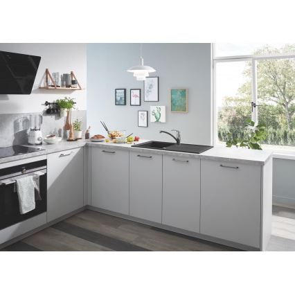 GROHE 31640AP0 - Kompozitný drez K400 860 × 500 mm granit/čierna