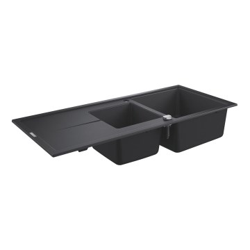 GROHE 31643AP0 - Kompozitný drez K400 1160 × 500 mm kameň/čierna