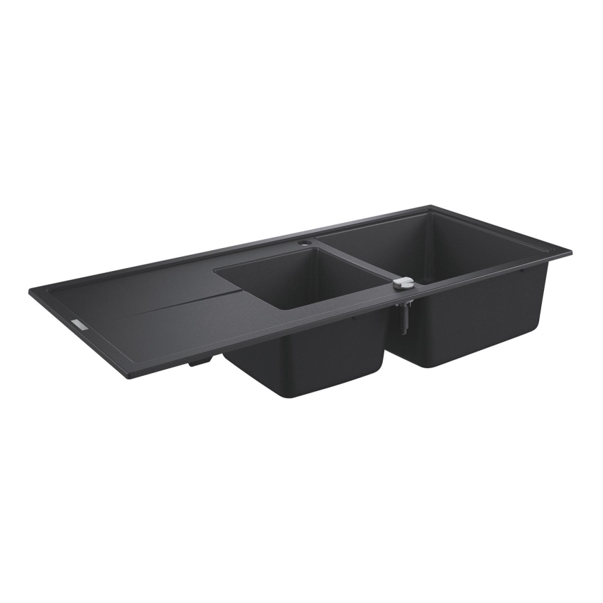 GROHE 31643AP0 - Kompozitný drez K400 1160 × 500 mm kameň/čierna