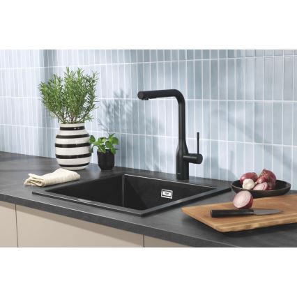 GROHE 31651AP0 - Kuchynský drez K700 560 × 510 mm granit/čierna