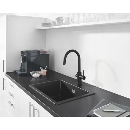 GROHE 31655AP0 - Drez K700U 610 × 460 mm čierny kameň/čierna