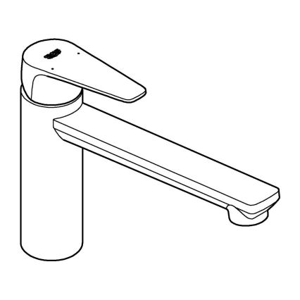 GROHE 31693000 - Drezová batéria BAUEDGE 193 mm, lesklý chróm