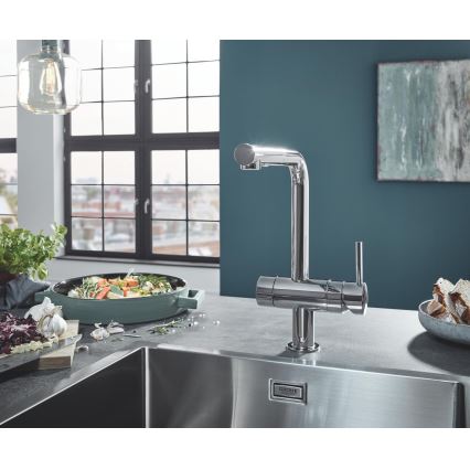 GROHE 31726SD0 - Kuchynský drez K700 550 × 450 mm, nerezový