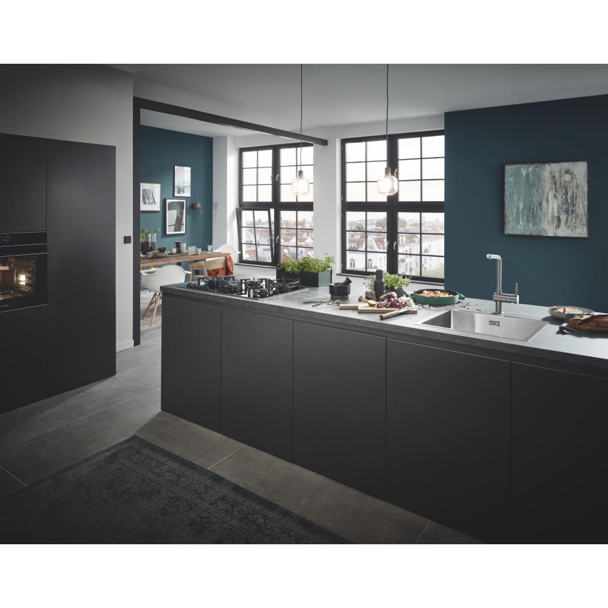 GROHE 31726SD0 - Kuchynský drez K700 550 × 450 mm, nerezový