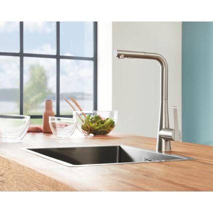 GROHE 31726SD0 - Kuchynský drez K700 550 × 450 mm, nerezový