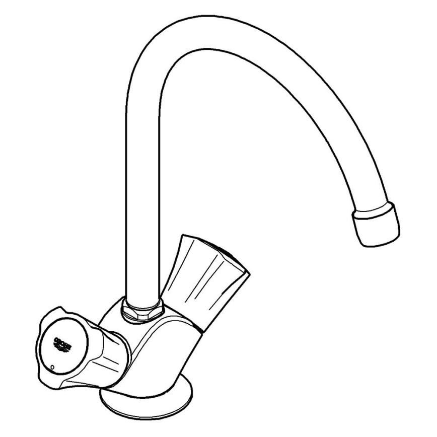 GROHE 31831001 - Drezová batéria COSTA L lesklý chróm