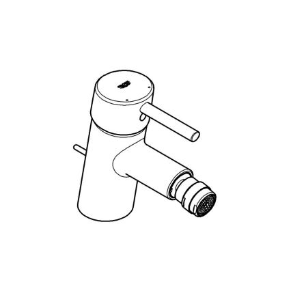 GROHE 32208001 - Bidetová batéria CONCETTO DN 15 lesklý chróm