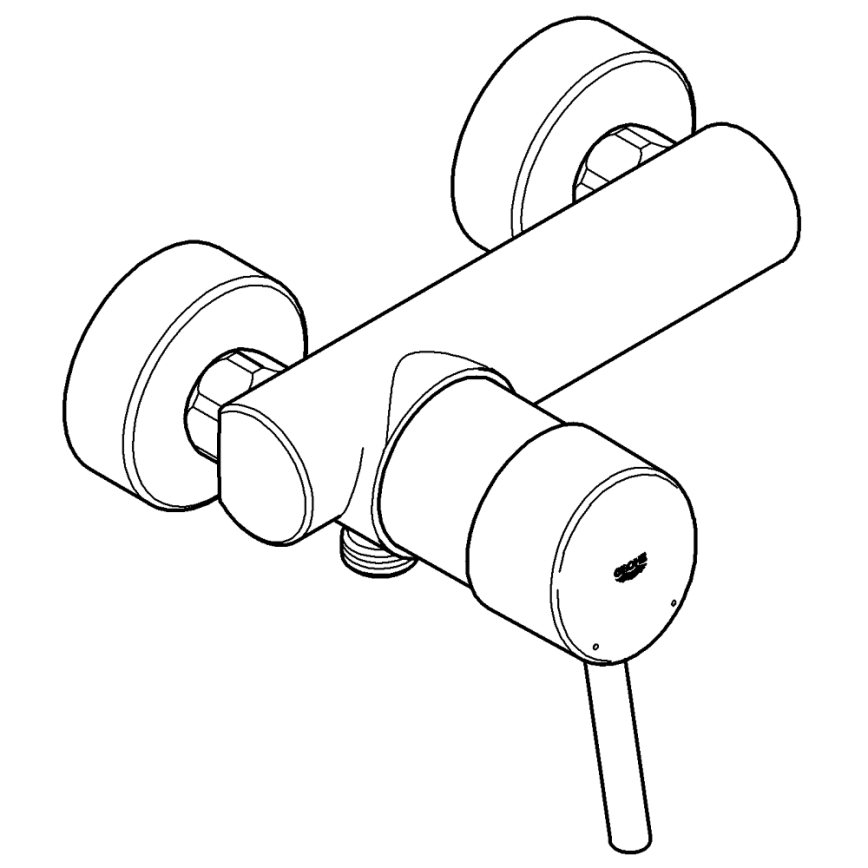 GROHE 32210001 - Sprchová batéria CONCETTO DN 15 lesklý chróm