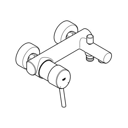 GROHE 32211001 - Vaňová batéria CONCETTO DN 15 lesklý chróm