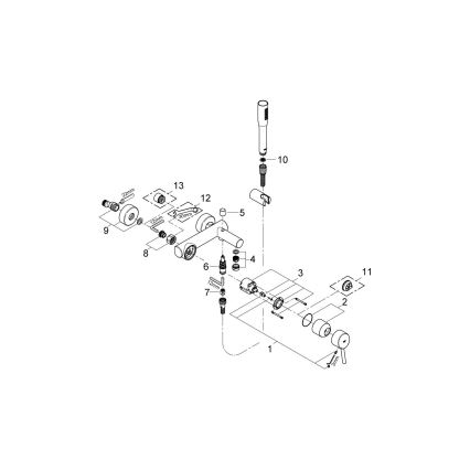 GROHE 32212001 - Vaňová batéria CONCETTO lesklý chróm