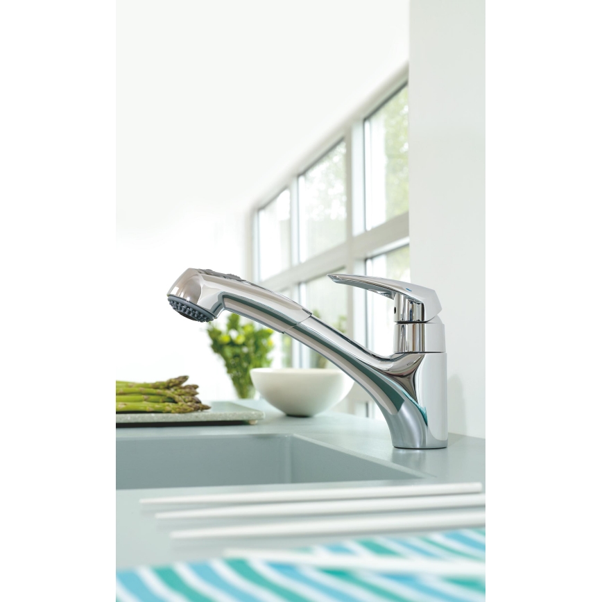 GROHE 32257001 - Drezová batéria EURODISC lesklý chróm