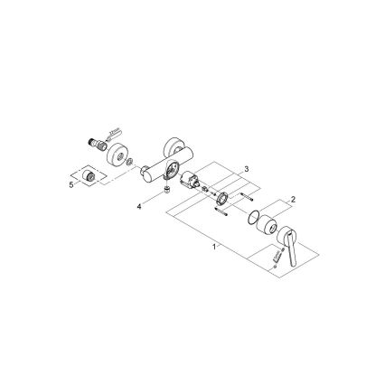 GROHE 32270000 - Sprchová batéria FEEL DN 15, lesklý chróm