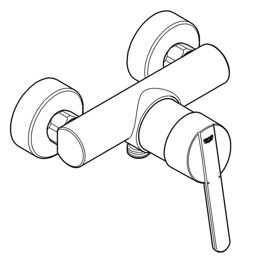 GROHE 32270000 - Sprchová batéria FEEL DN 15, lesklý chróm