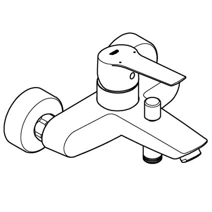 GROHE 322782432 - Vaňová batéria START 188 mm čierna