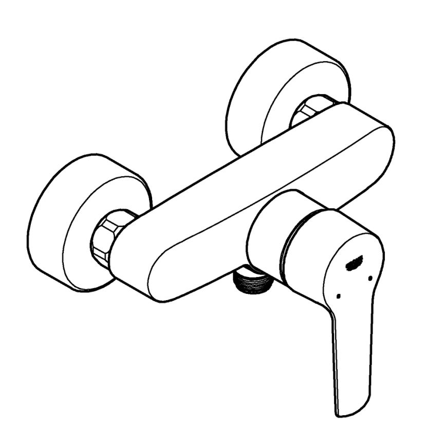 GROHE 322792432 - Sprchová batéria START DN 15 čierna