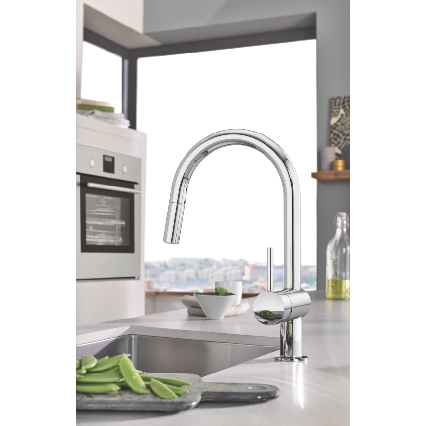 GROHE 32321002 - Drezová batéria A lesklý chróm