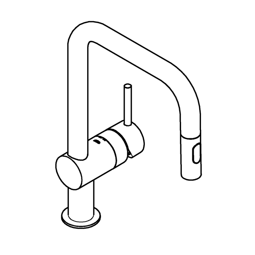 GROHE 32322DC2 - Drezová batéria A nerez