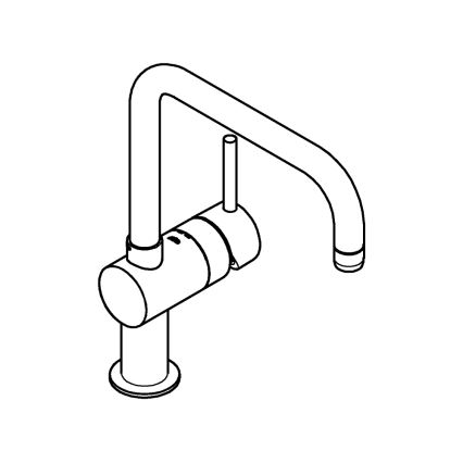 GROHE 32488000 - Drezová batéria A lesklý chróm