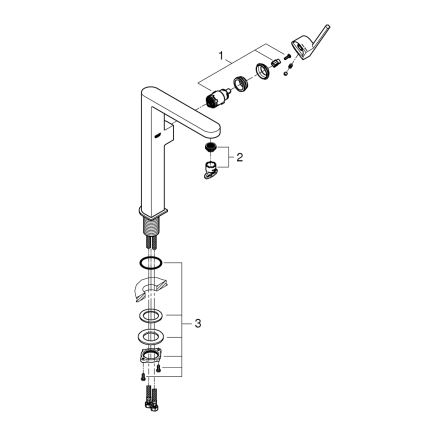 GROHE 32618003 - Umývadlová batéria PLUS XL lesklý chróm