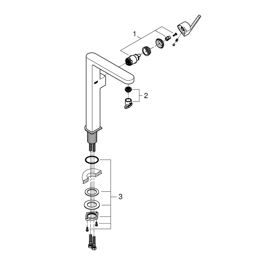 GROHE 32618003 - Umývadlová batéria PLUS XL lesklý chróm