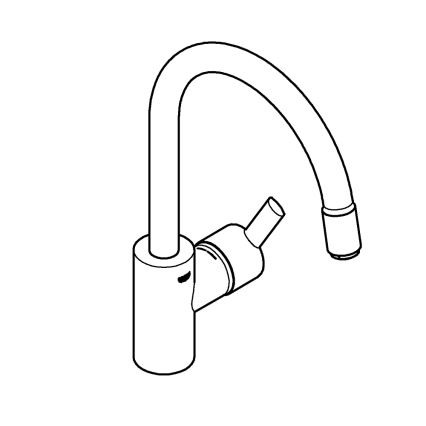 GROHE 32671002 - Drezová batéria FEEL lesklý chróm