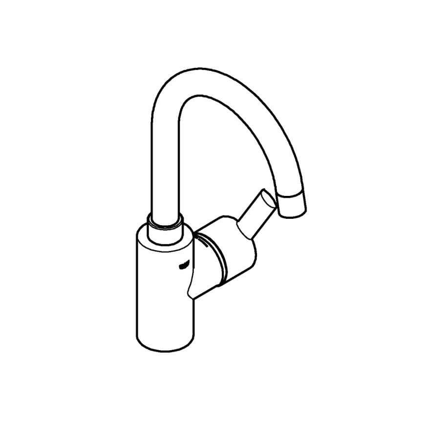 GROHE 32723001 - Umývadlová batéria FEEL veľkosť L lesklý chróm