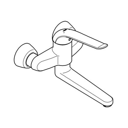 GROHE 32773000 - Umývadlová batéria EUROECO SPECIAL 257 mm lesklý chróm