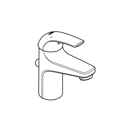 GROHE 32805000 - Umývadlová batéria BAUCURVE DN 15 lesklý chróm