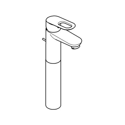 GROHE 32856000 - Umývadlová batéria BAULOOP 12” lesklý chróm