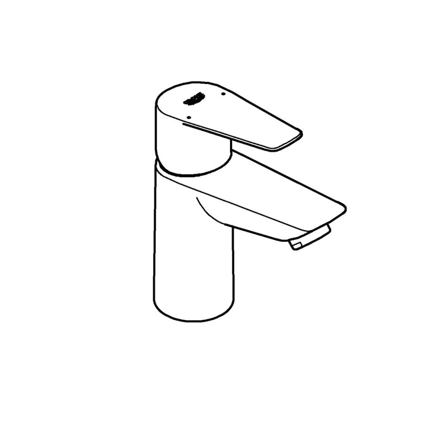 GROHE 32858001 - Umývadlová batéria BAUEDGE 147 mm lesklý chróm