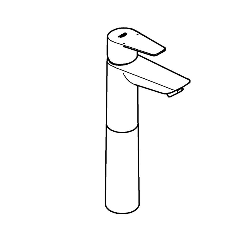 GROHE 32860001 - Umývadlová batéria BAUEDGE 304 mm lesklý chróm