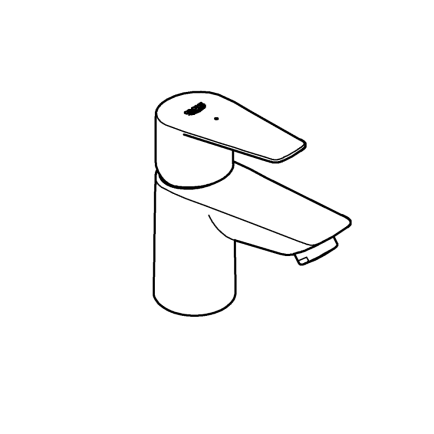 GROHE 32861001 - Stojanový ventil BAUEDGE 131 mm lesklý chróm