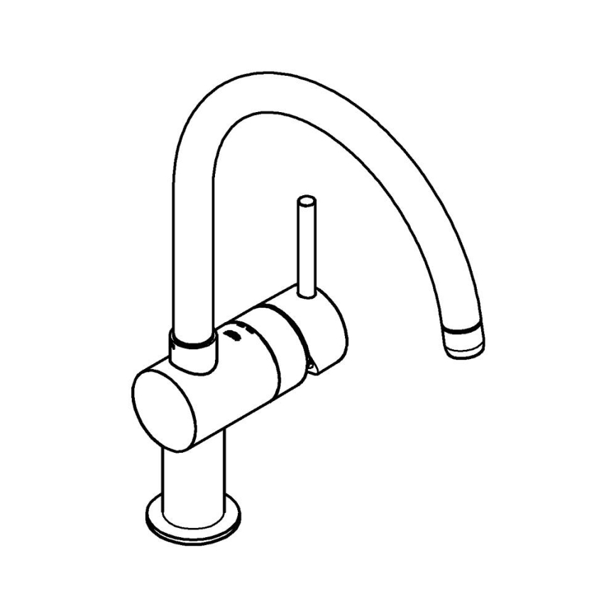 GROHE 32917KS0 - Drezová batéria A DN 15 čierna