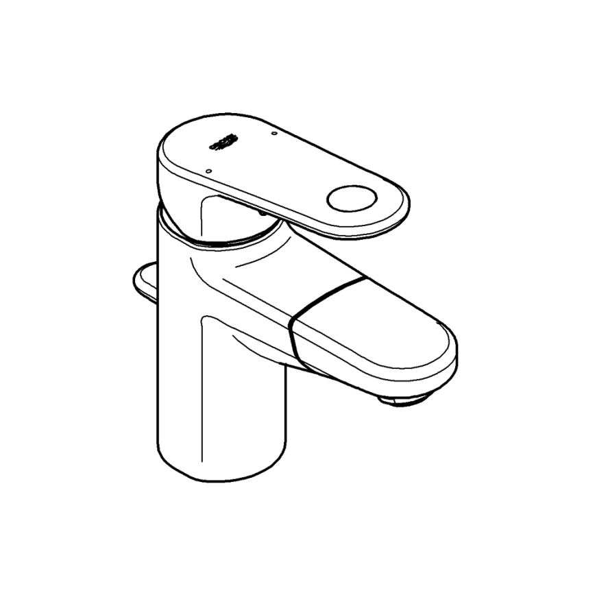 GROHE 33155002 - Umývadlová batéria EUROPLUS DN 15 lesklý chróm