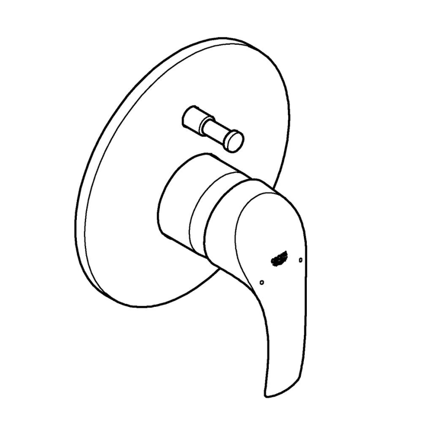 GROHE 33305002 - Vaňová batéria DN 15 lesklý chróm