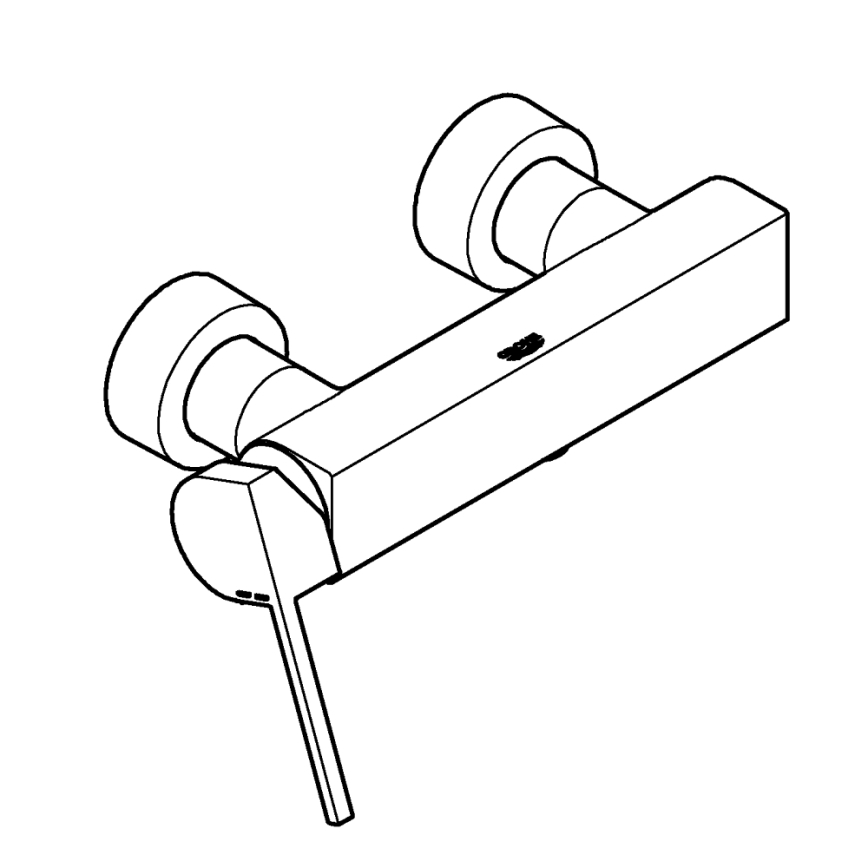 GROHE 33577003 - Sprchová batéria PLUS DN 15 lesklý chróm