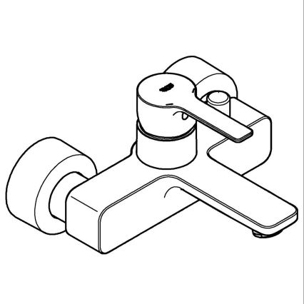 GROHE 33849001 - Vaňová batéria LINEARE DN 15 lesklý chróm