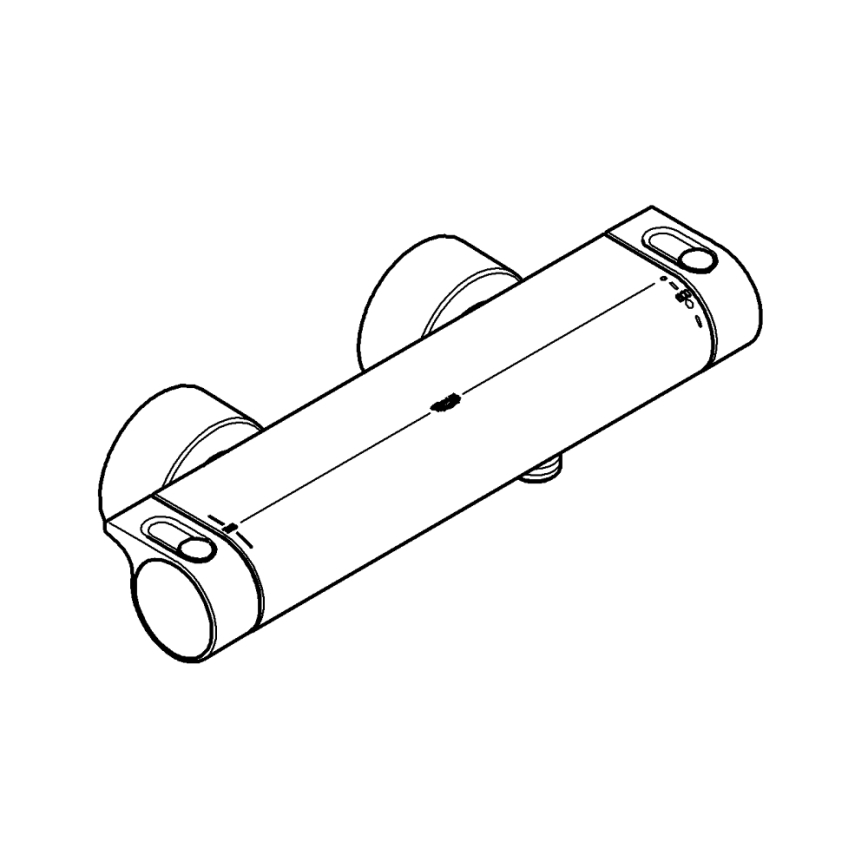 GROHE 34169001 - Termostatická sprchová batéria GROHTHERM 2000 DN 15 chróm