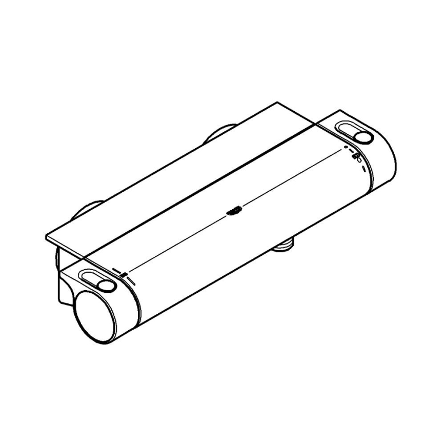 GROHE 34469001 - Termostatická sprchová batéria GROHTHERM 2000 DN 15 chróm