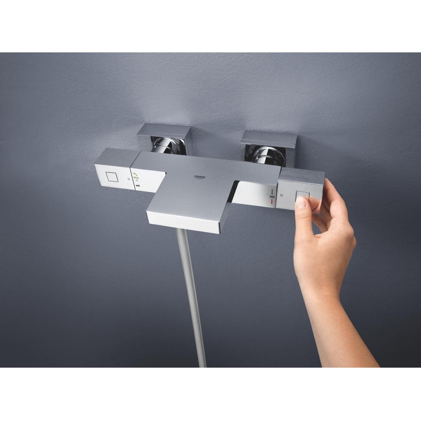 GROHE 34497000 - Termostatická vaňová batéria GROHTHERM CUBE DN 15 lesklý chróm