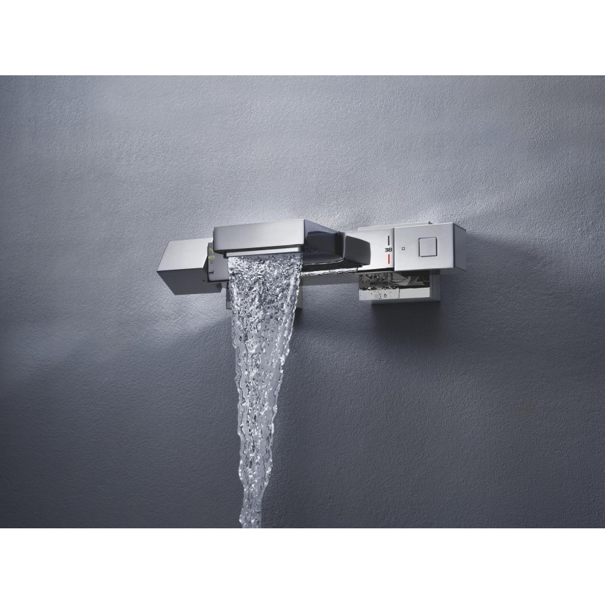 GROHE 34497000 - Termostatická vaňová batéria GROHTHERM CUBE DN 15 lesklý chróm