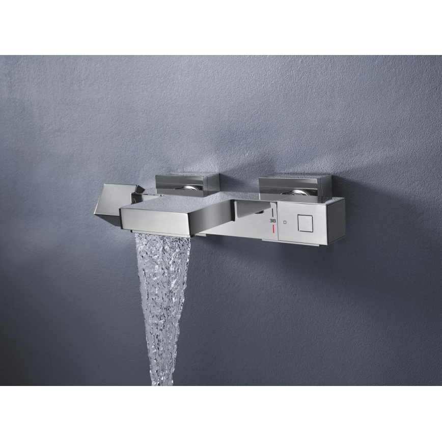 GROHE 34497000 - Termostatická vaňová batéria GROHTHERM CUBE DN 15 lesklý chróm